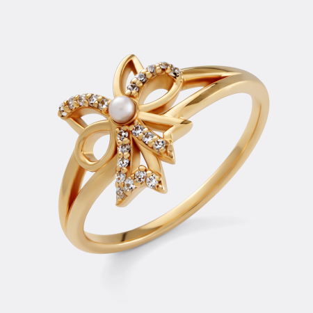 GOLD PLATED STERLING SILVER 925 RING PLATED JEWELED RING