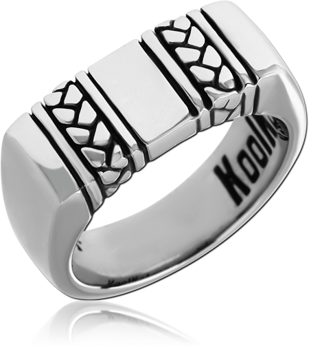 316L SURGICAL STEEL KOOL KATANA RING