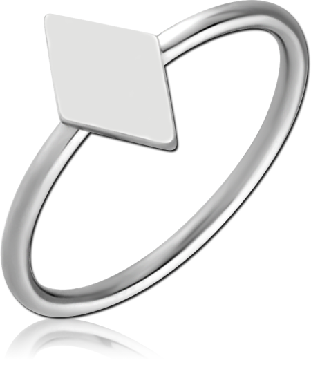 SURGICAL STEEL RING - RHOMBUS
