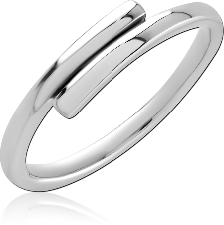 316L SURGICAL STEEL RING CROSSOVER BYPASS BAND