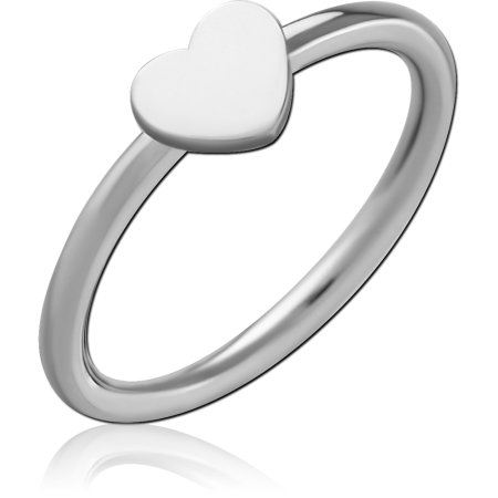 316L SURGICAL STEEL RING HEART