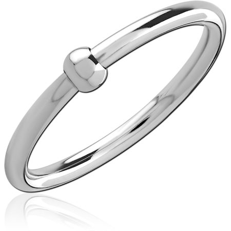 316L SURGICAL STEEL RING BEAD ACCENT